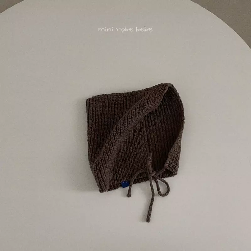 Mini Robe - Korean Baby Fashion - #babyfever - knit Bonnet - 11