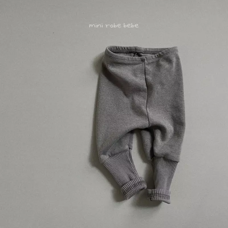 Mini Robe - Korean Baby Fashion - #babyfever - Half Half Leggings - 9