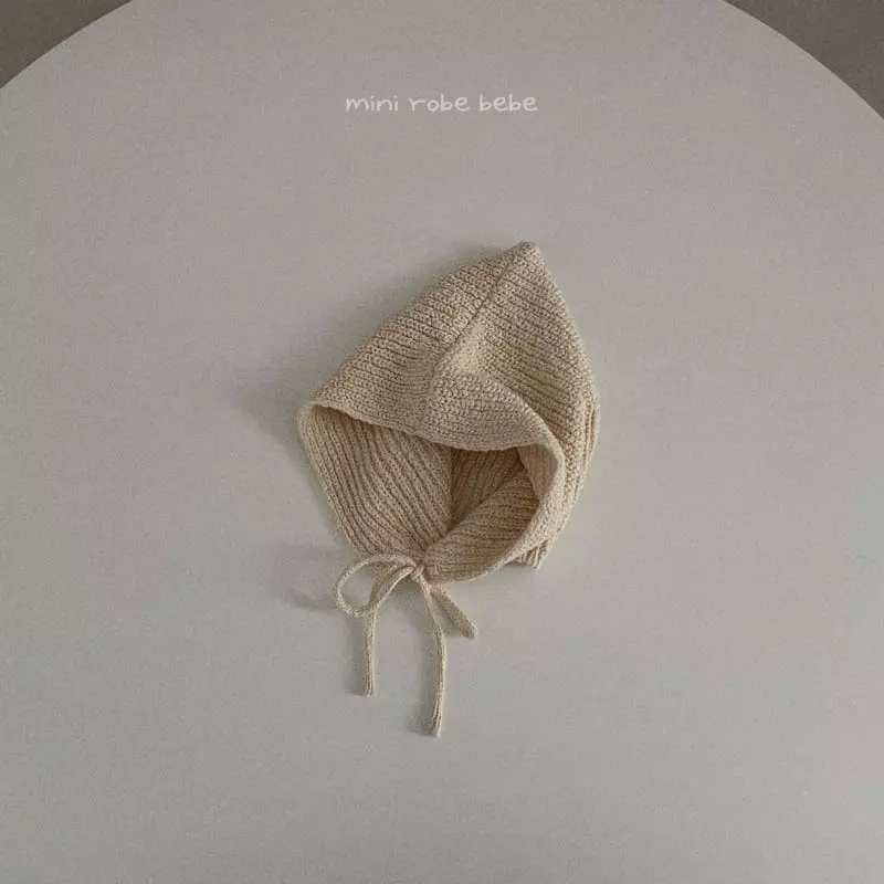 Mini Robe - Korean Baby Fashion - #babygirlfashion - knit Bonnet - 12