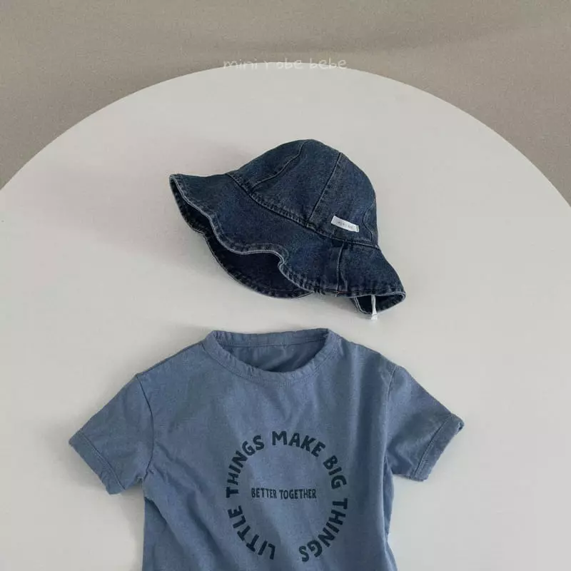 Mini Robe - Korean Baby Fashion - #babygirlfashion - Denim Bucket Hat - 9