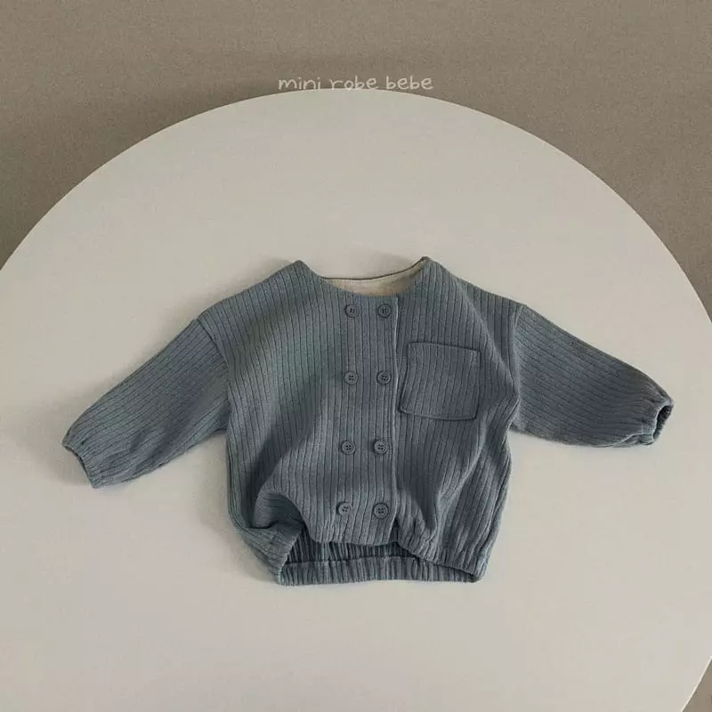 Mini Robe - Korean Baby Fashion - #babygirlfashion - Double Button Cardigan - 6