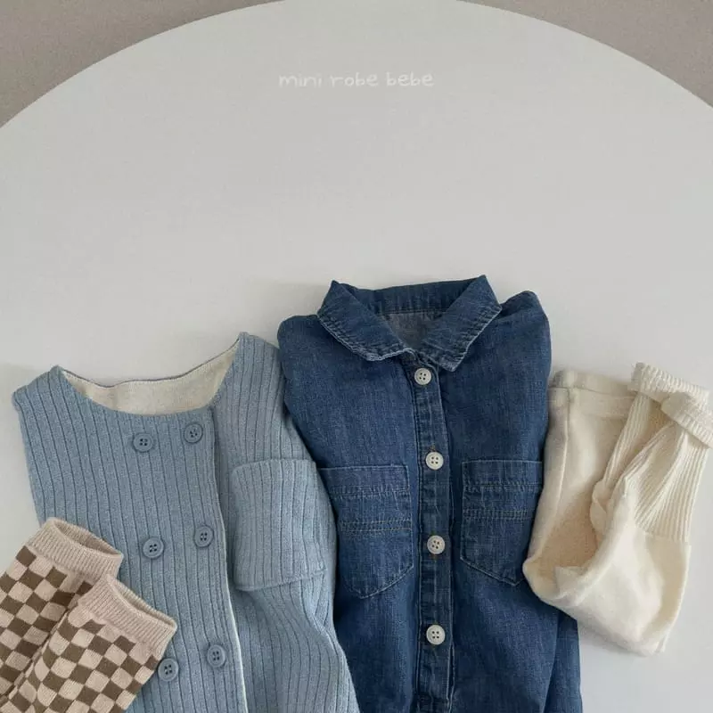 Mini Robe - Korean Baby Fashion - #babylifestyle - Half Half Leggings - 11