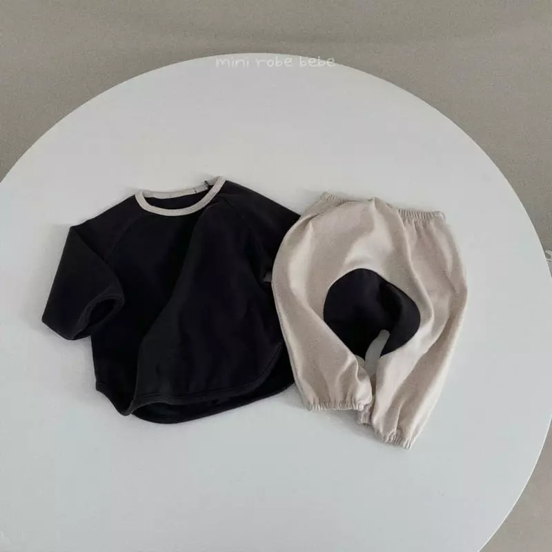 Mini Robe - Korean Baby Fashion - #babyoninstagram - Circle Top Bottom Set - 7