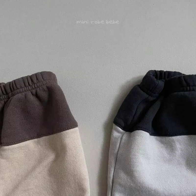 Mini Robe - Korean Baby Fashion - #babyootd - Terry Color Pants - 6