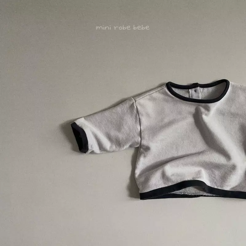 Mini Robe - Korean Baby Fashion - #babyootd - Terry Color Sweatshirt - 5