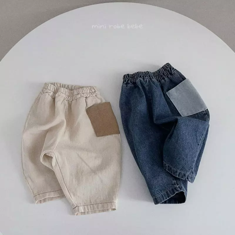 Mini Robe - Korean Baby Fashion - #babyoninstagram - Pocket Pants - 4