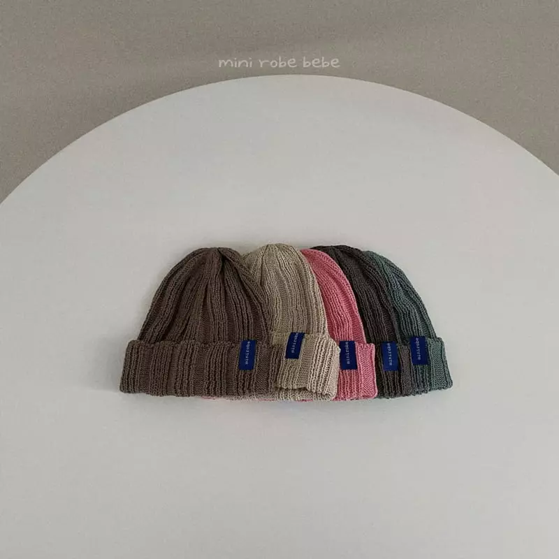 Mini Robe - Korean Baby Fashion - #babyoutfit - Linen Beanie  - 2