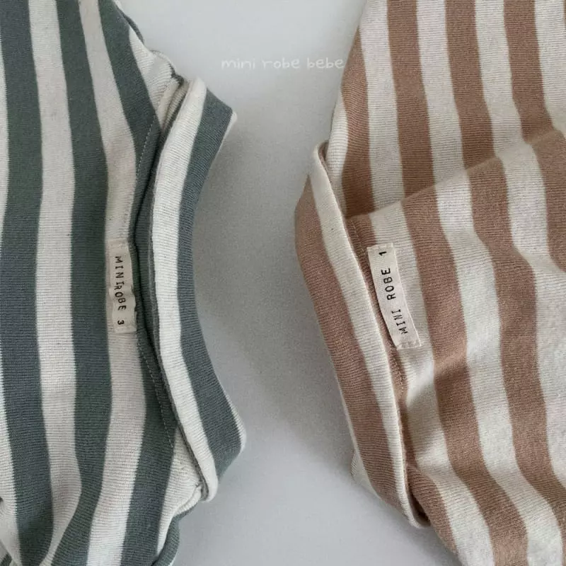 Mini Robe - Korean Baby Fashion - #babyoutfit - Hu Collar Tee - 9