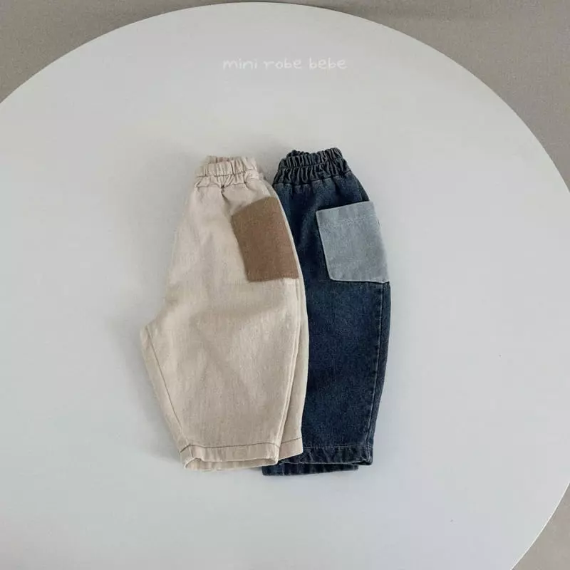 Mini Robe - Korean Baby Fashion - #babyoutfit - Pocket Pants - 5