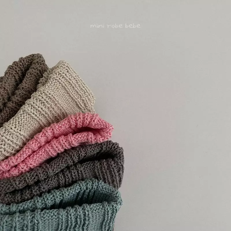 Mini Robe - Korean Baby Fashion - #babyoutfit - Linen Beanie  - 4