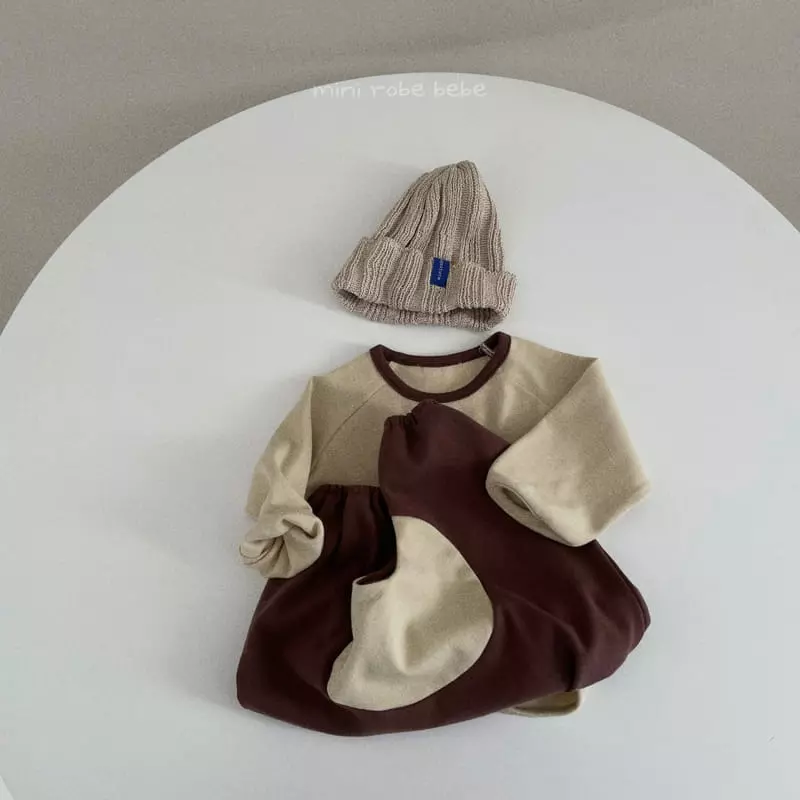Mini Robe - Korean Baby Fashion - #onlinebabyboutique - Circle Top Bottom Set - 12