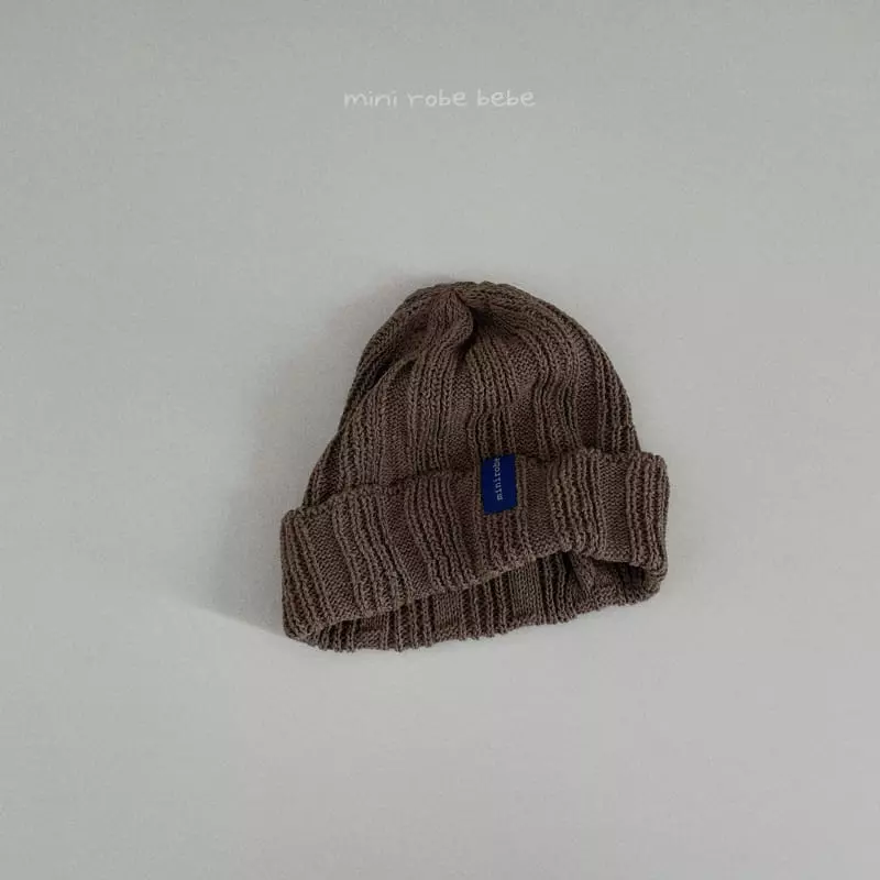 Mini Robe - Korean Baby Fashion - #onlinebabyshop - Linen Beanie  - 6