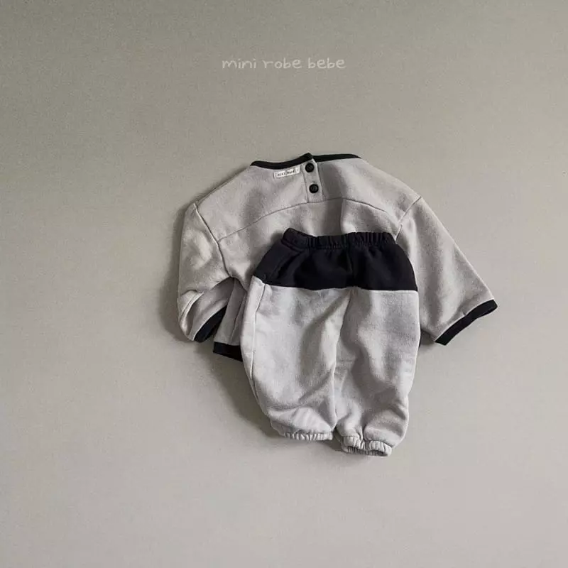 Mini Robe - Korean Baby Fashion - #onlinebabyshop - Terry Color Sweatshirt - 10