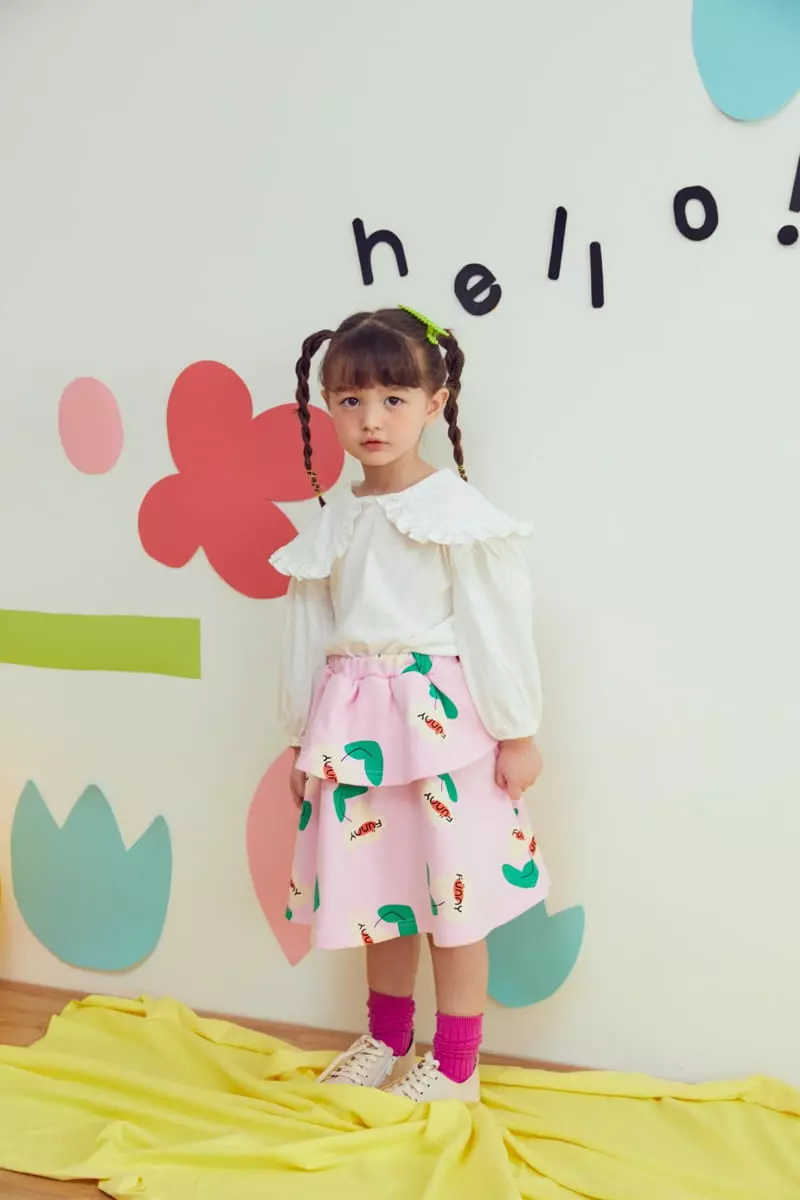 Miniature - Korean Children Fashion - #Kfashion4kids - Big Collar Tee - 3