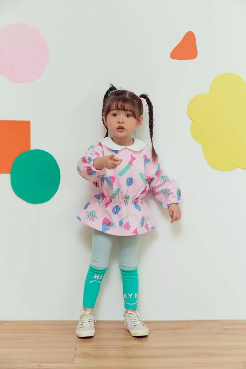 Miniature - Korean Children Fashion - #Kfashion4kids - Hi Bye Leggings - 10