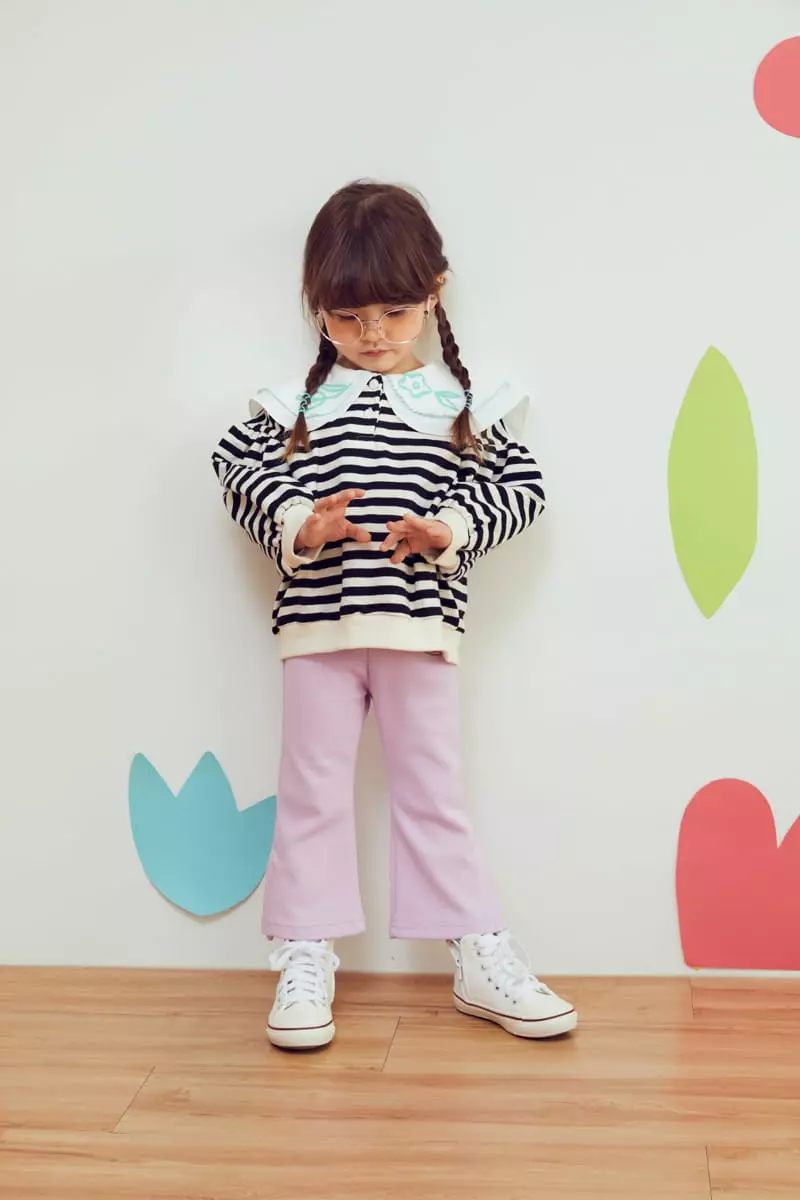 Miniature - Korean Children Fashion - #childrensboutique - Patch Bootscut Pants - 2