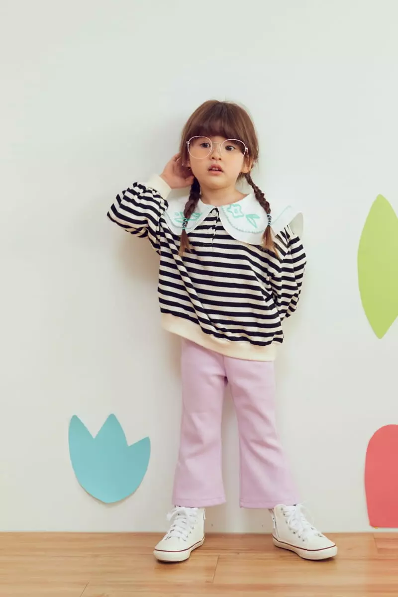 Miniature - Korean Children Fashion - #designkidswear - Patch Bootscut Pants - 3