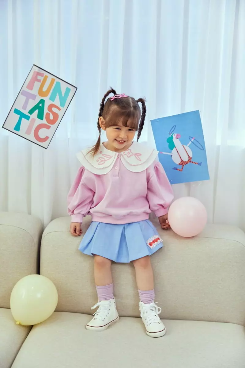 Miniature - Korean Children Fashion - #designkidswear - Double Collar Sweatshirt - 2