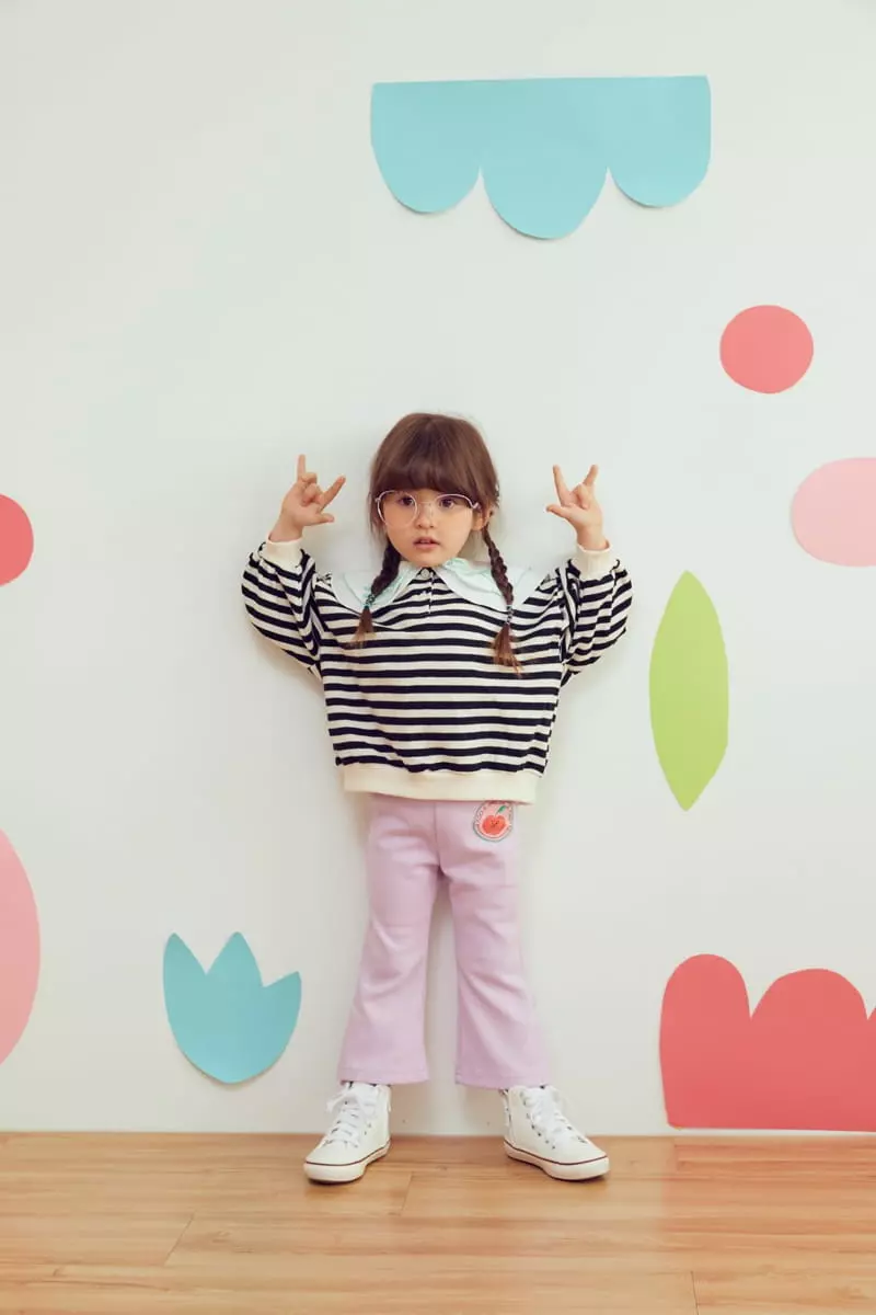 Miniature - Korean Children Fashion - #designkidswear - Patch Bootscut Pants - 4