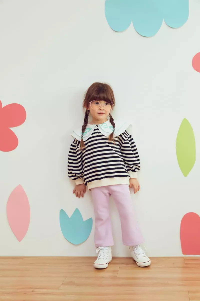 Miniature - Korean Children Fashion - #fashionkids - Patch Bootscut Pants - 5