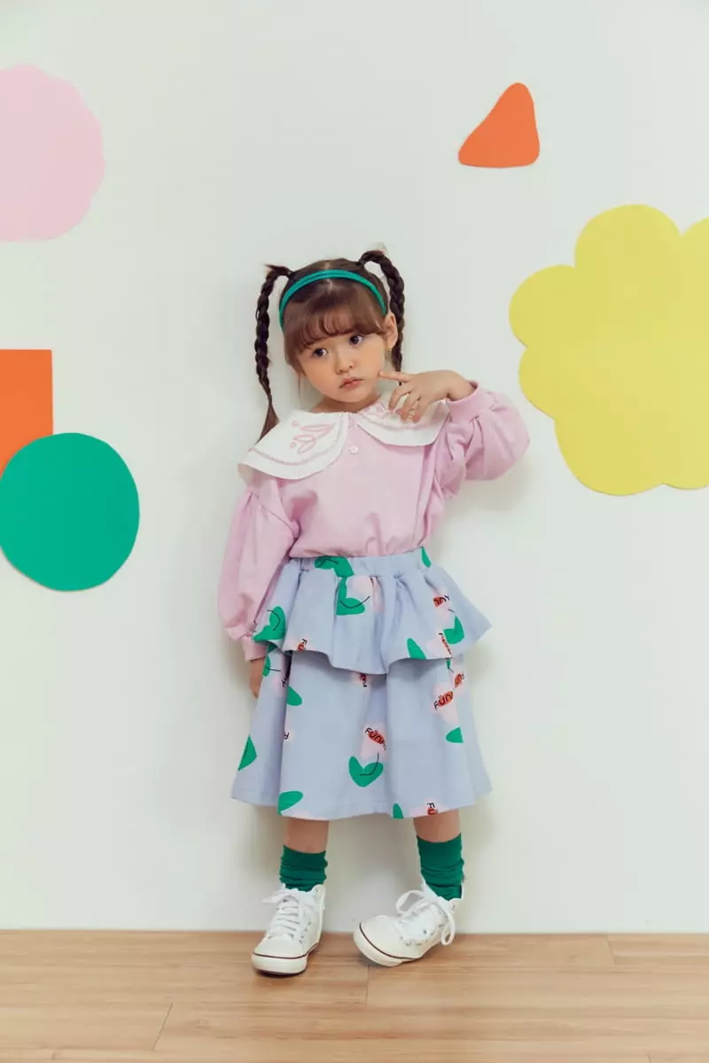 Miniature - Korean Children Fashion - #kidsshorts - Double Collar Sweatshirt - 5