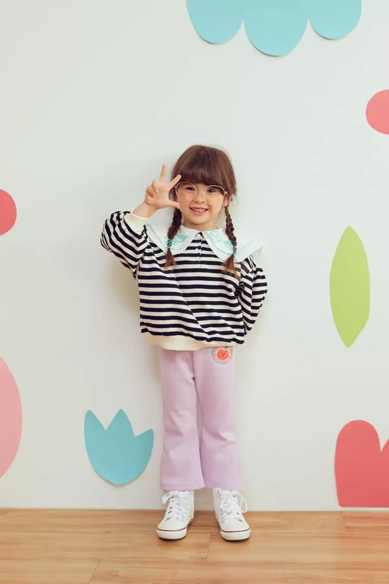 Miniature - Korean Children Fashion - #kidsstore - Patch Bootscut Pants - 7