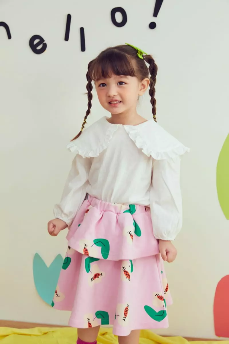 Miniature - Korean Children Fashion - #kidsstore - Big Collar Tee