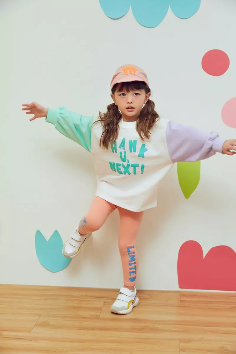 Miniature - Korean Children Fashion - #kidsstore - Lettering Leggings - 3