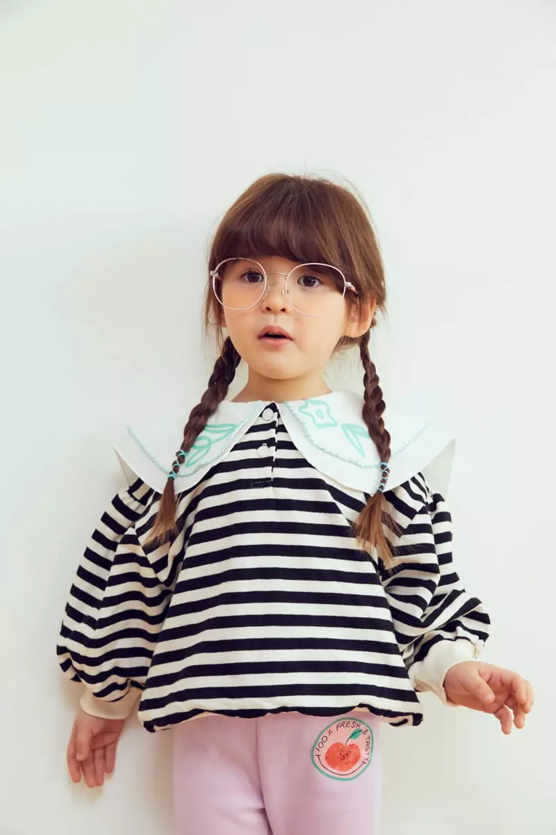 Miniature - Korean Children Fashion - #kidzfashiontrend - Double Collar Sweatshirt - 7