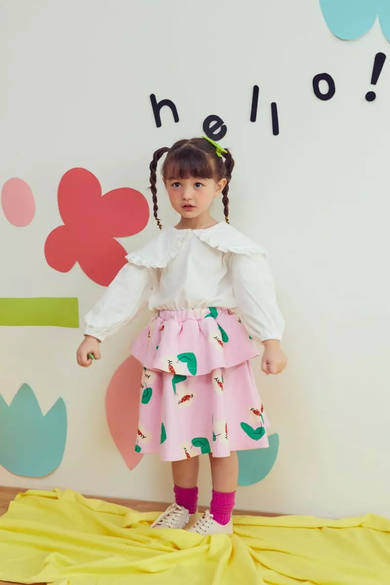 Miniature - Korean Children Fashion - #kidzfashiontrend - Big Collar Tee - 2