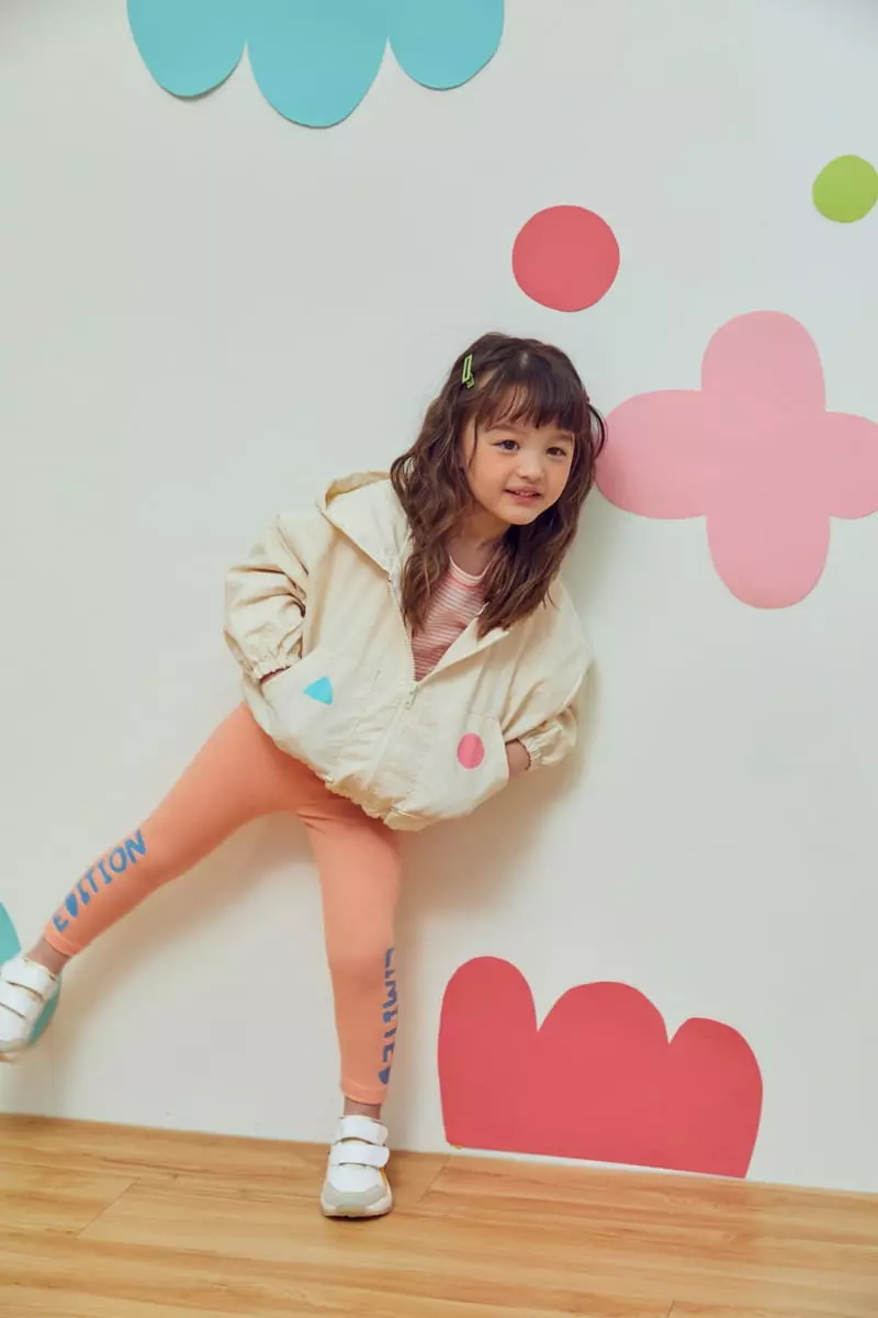 Miniature - Korean Children Fashion - #kidsstore - Lettering Leggings - 4