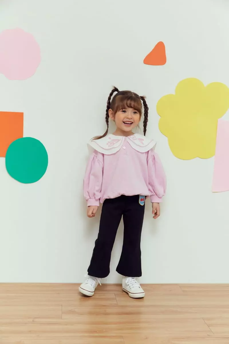 Miniature - Korean Children Fashion - #magicofchildhood - Patch Bootscut Pants - 11