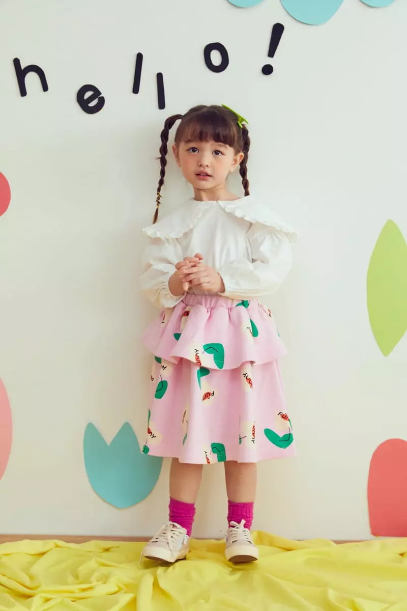 Miniature - Korean Children Fashion - #prettylittlegirls - Big Collar Tee - 7