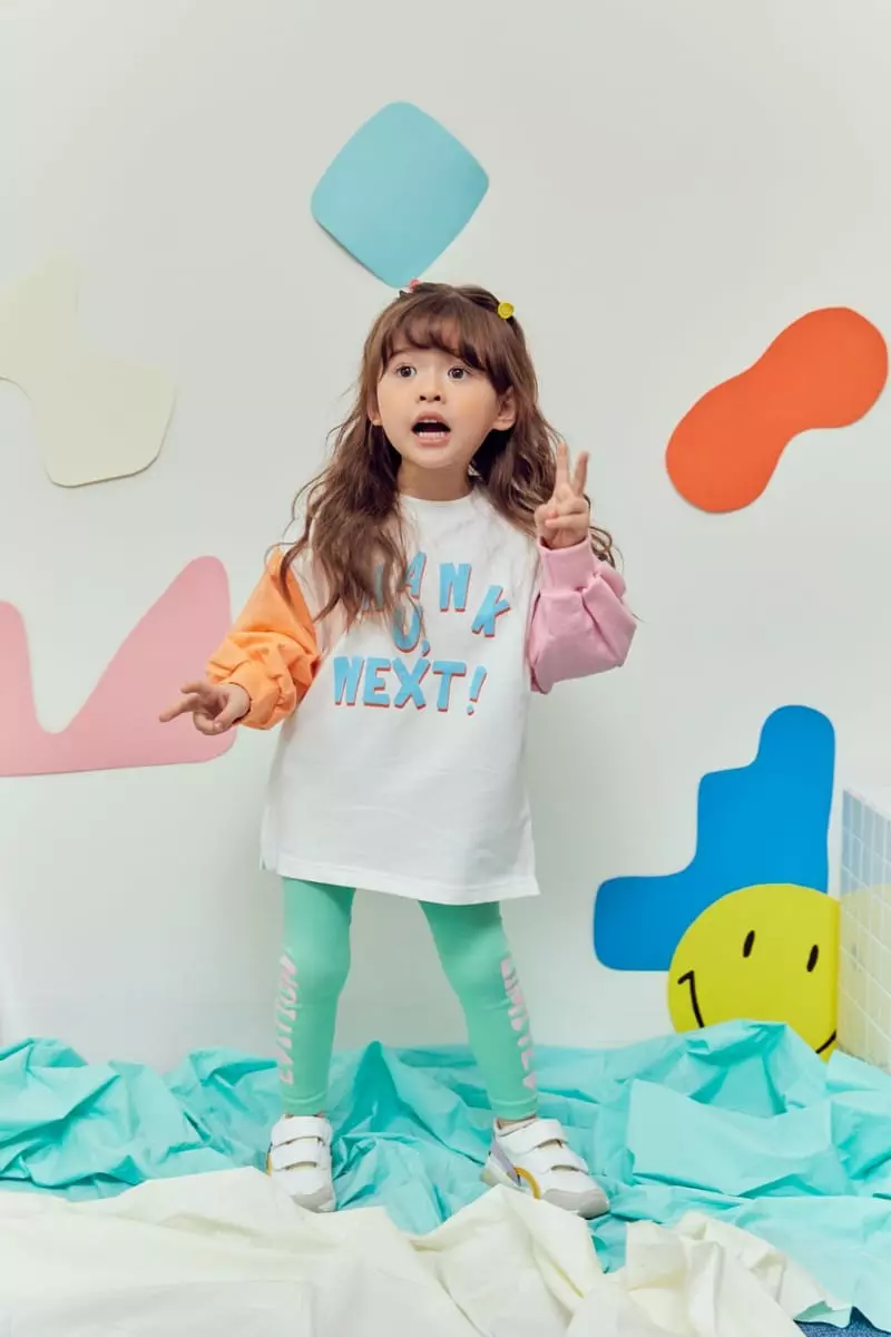Miniature - Korean Children Fashion - #stylishchildhood - Lettering Leggings - 12