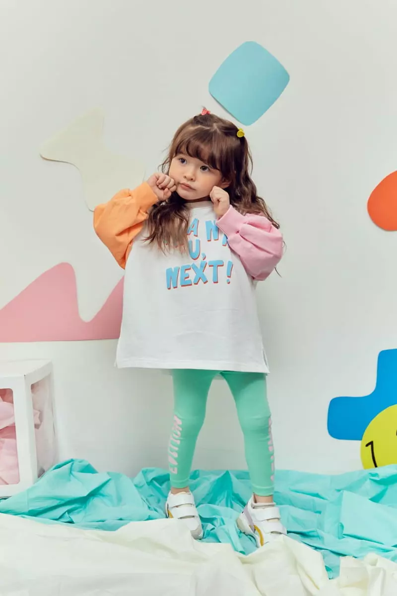 Miniature - Korean Children Fashion - #toddlerclothing - Lettering Leggings - 11