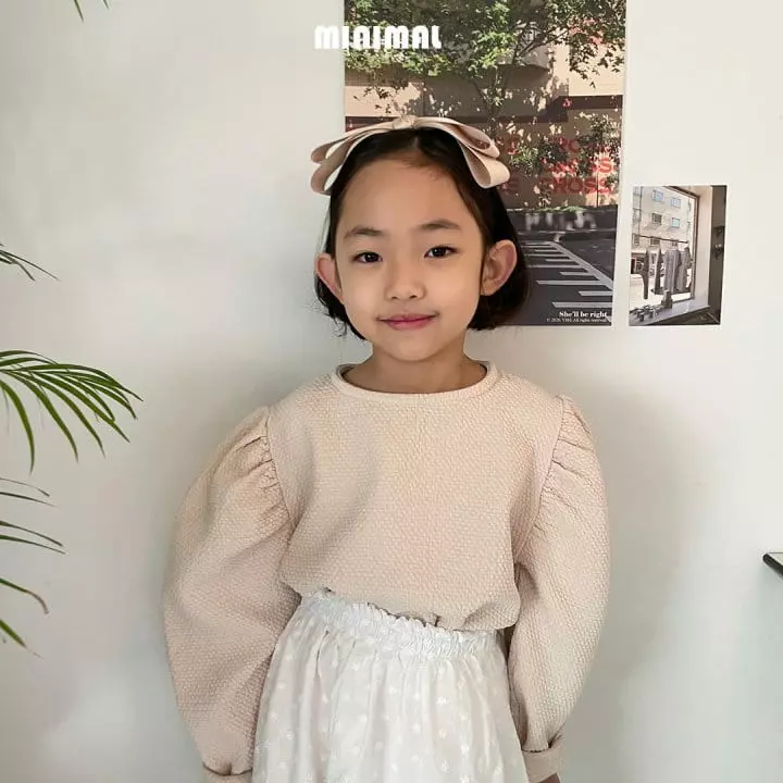 Minimal - Korean Children Fashion - #childofig - Bbong Puff Blah Tee - 8