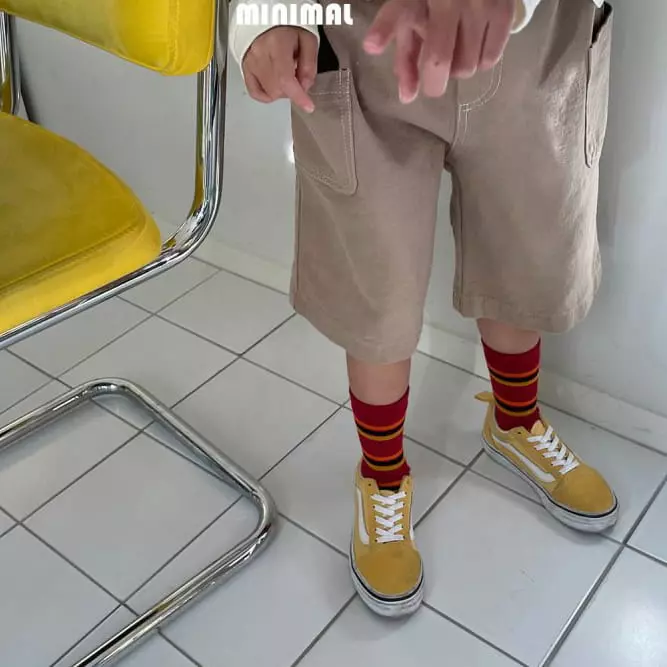 Minimal - Korean Children Fashion - #designkidswear - Stitch Pocket Shorts - 11