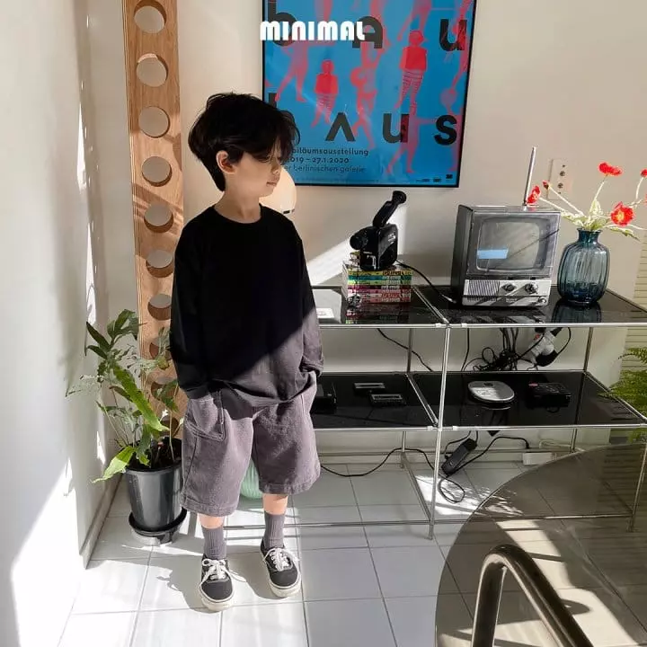 Minimal - Korean Children Fashion - #kidsshorts - Minimal Patch Tee - 12