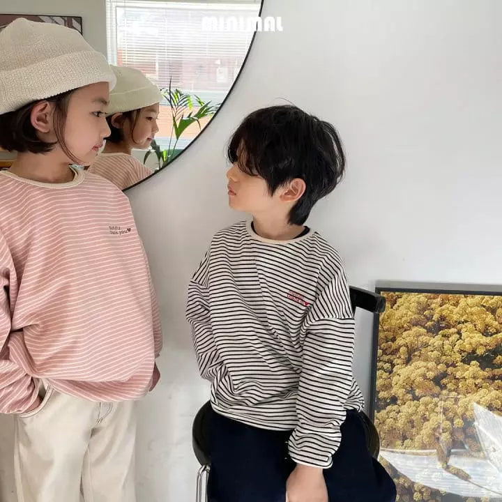 Minimal - Korean Children Fashion - #kidsshorts - Thank You Piping Tee - 9