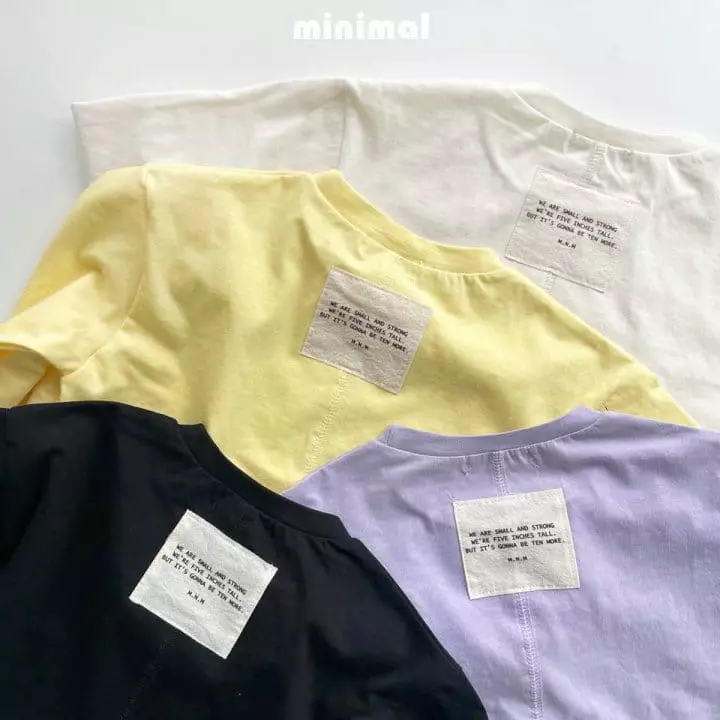 Minimal - Korean Children Fashion - #magicofchildhood - Minimal Patch Tee