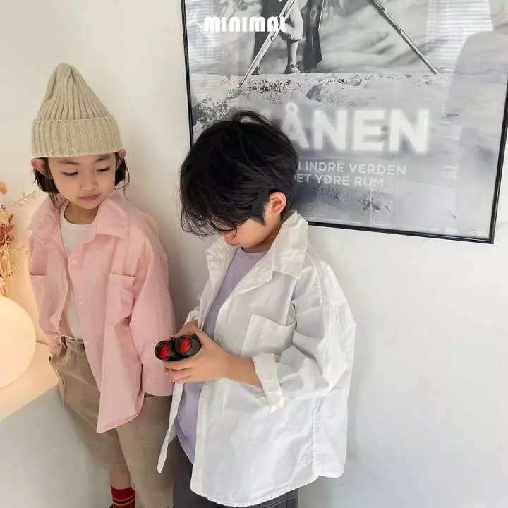 Minimal - Korean Children Fashion - #prettylittlegirls - Pocket Basic Shirt - 8