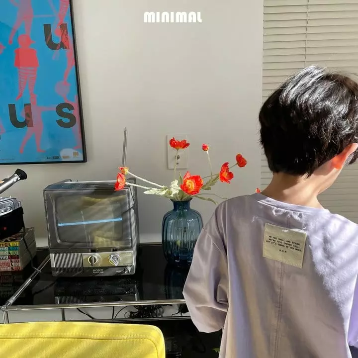 Minimal - Korean Children Fashion - #stylishchildhood - Minimal Patch Tee - 6