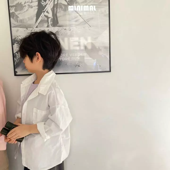 Minimal - Korean Children Fashion - #stylishchildhood - Pocket Basic Shirt - 11