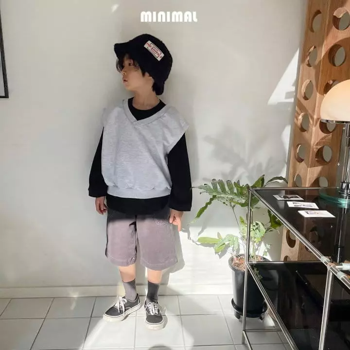 Minimal - Korean Children Fashion - #todddlerfashion - Stitch Pocket Shorts - 6