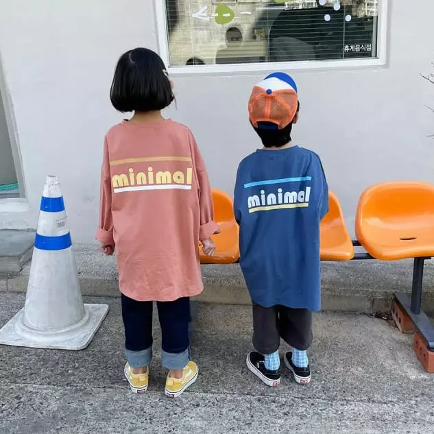 Minimal - Korean Children Fashion - #todddlerfashion - Minimal Name Tag Tee - 3