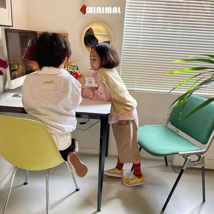 Minimal - Korean Children Fashion - #todddlerfashion - Patch Sweatshirt - 7