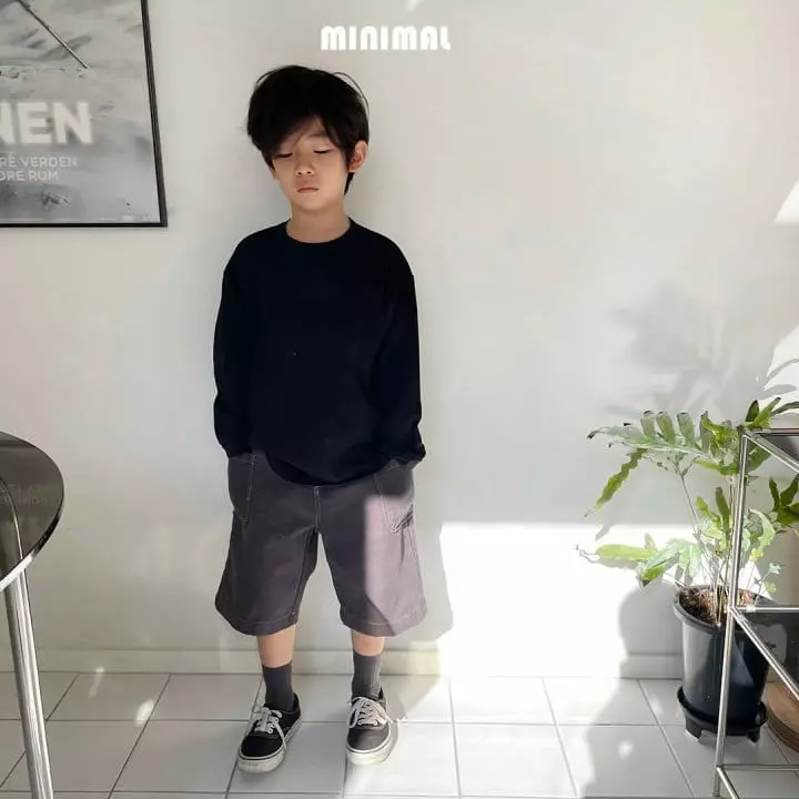 Minimal - Korean Children Fashion - #toddlerclothing - Stitch Pocket Shorts - 7
