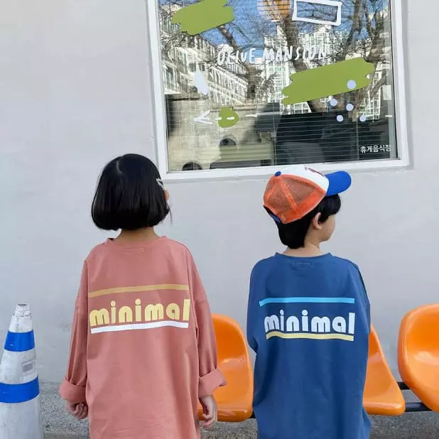 Minimal - Korean Children Fashion - #todddlerfashion - Minimal Name Tag Tee - 4