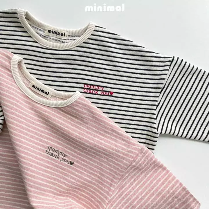 Minimal - Korean Children Fashion - #toddlerclothing - Thank You Piping Tee - 2