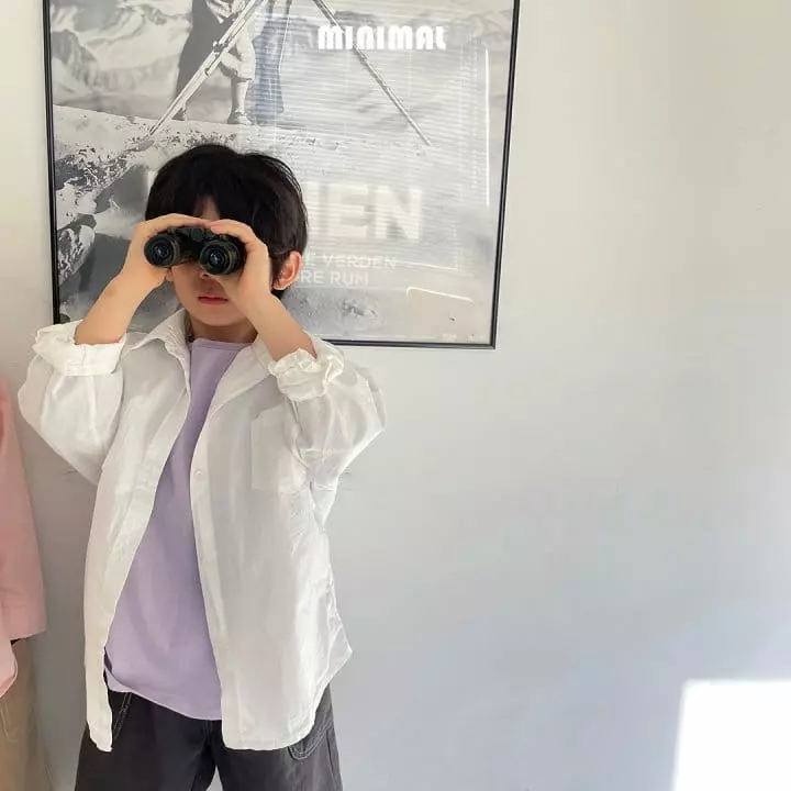 Minimal - Korean Children Fashion - #toddlerclothing - Pocket Basic Shirt - 10